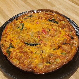 道産野菜のキッシュ